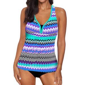 Comfortable Two Piece Athletic Swimwear